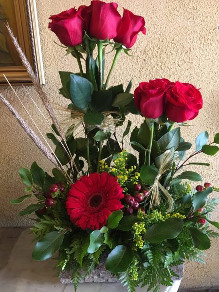 Arreglo rosas M8
